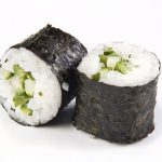 2 makis vegan au concombre