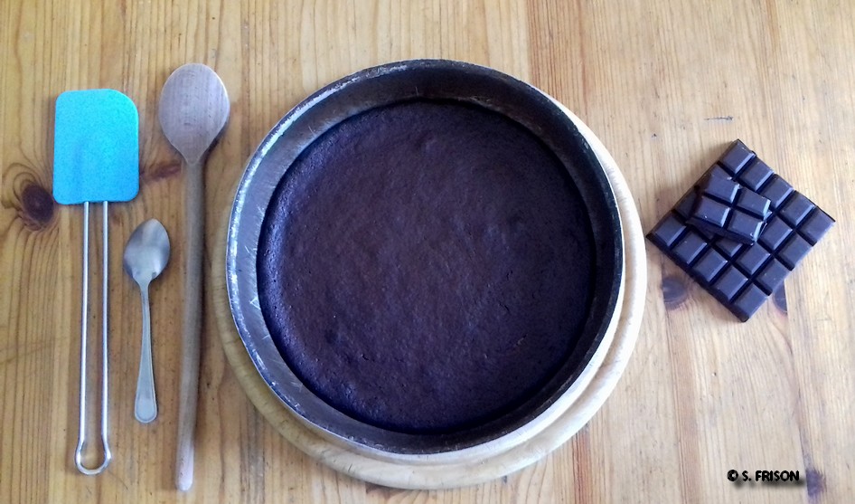 un moelleux au chocolat vegan